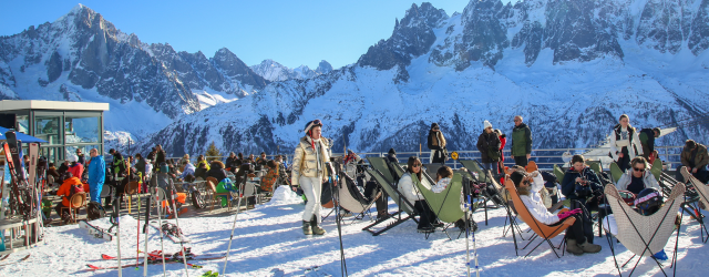 An exceptional spring: snow, sunshine, outdoor dining…